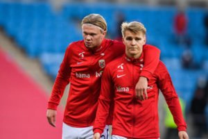 Erling Haaland und Martin Ödegaard